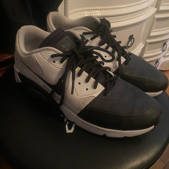 Size 9 men nike air max 90 ultra 2.0 SE black/white - Picture 1 of 8
